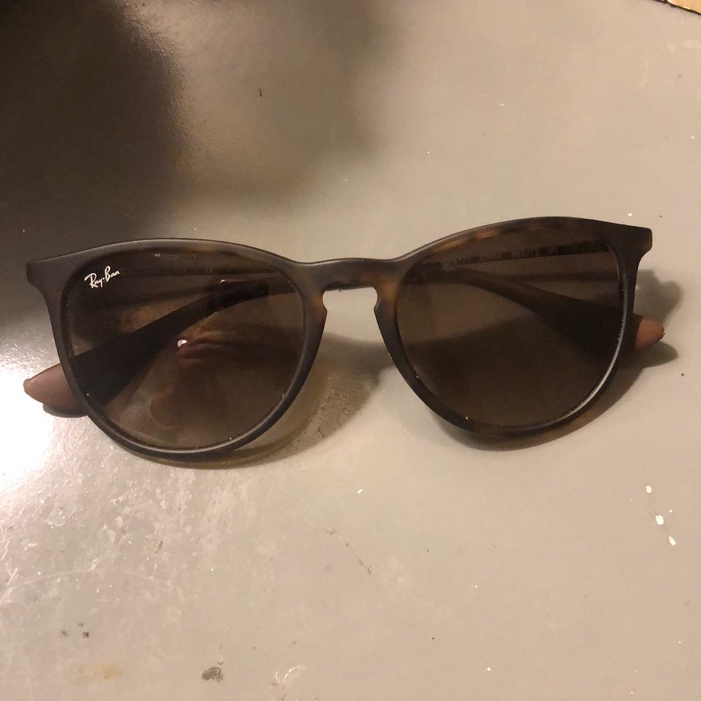 women’s “Erica” Rayban tortoise sunglasses